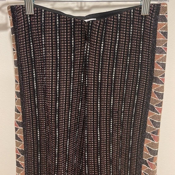 NWT Urban Outfitters Lurex Metallic Wide Leg Pants XS New Year’s Eve holiday - Picture 4 of 8